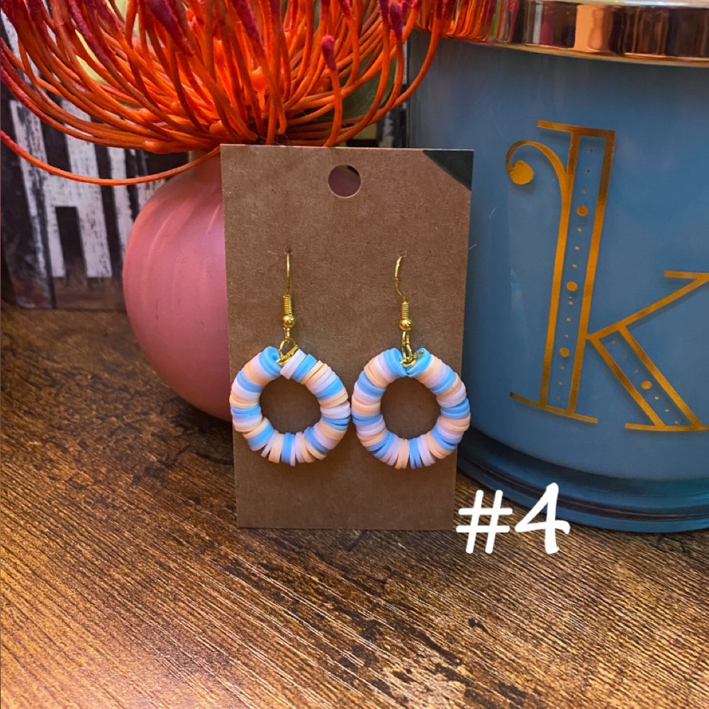 Colorful Hoop Earrings - Picture 4 of 15